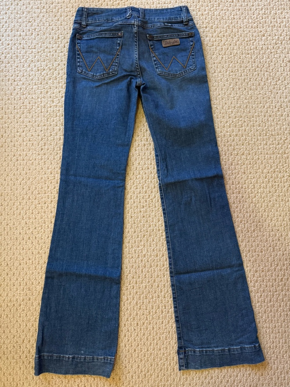 Wrangler Women's Dark Blue Flare Jeans